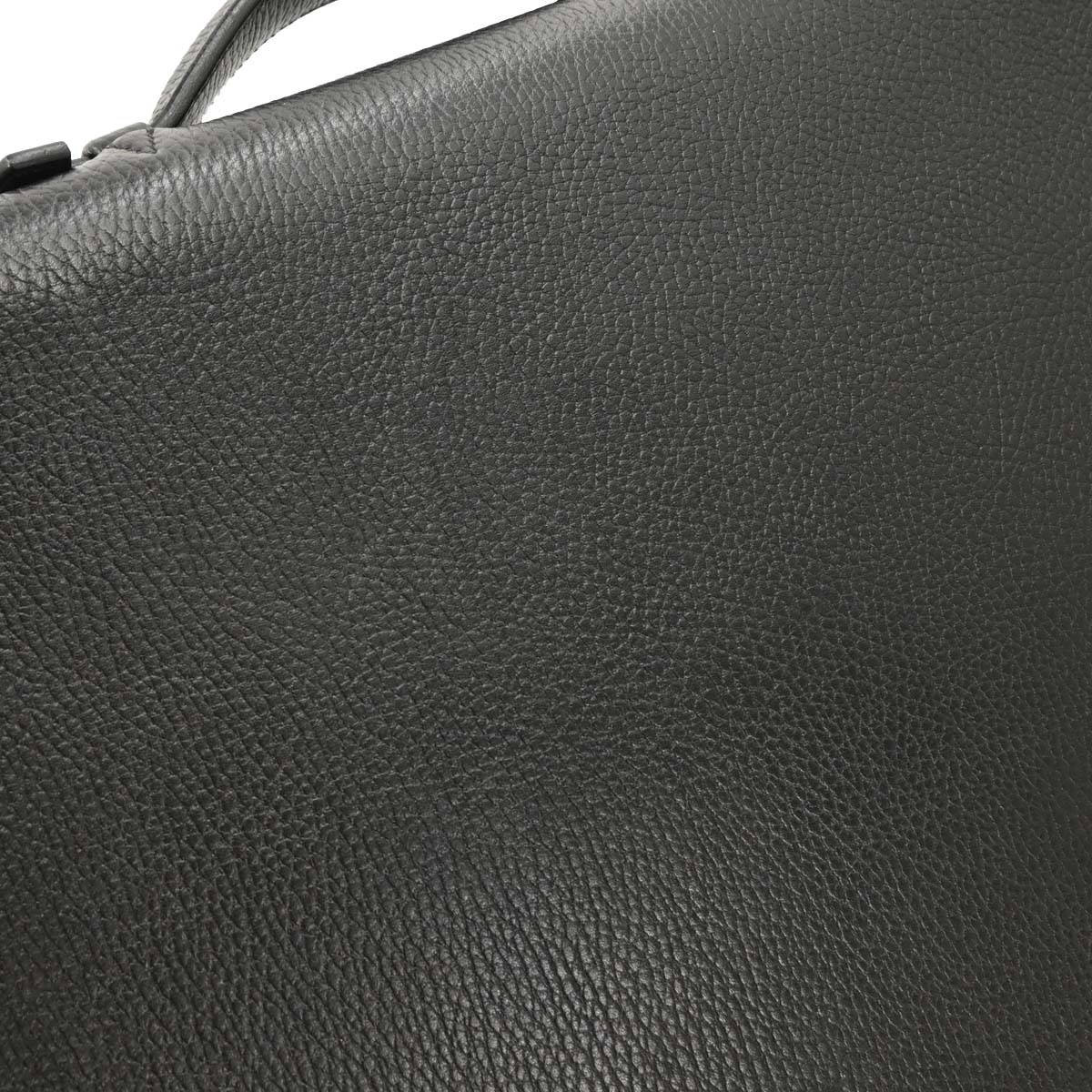 Hermes 1996 Black Ardennes Sac a Depeches 38 Handbag