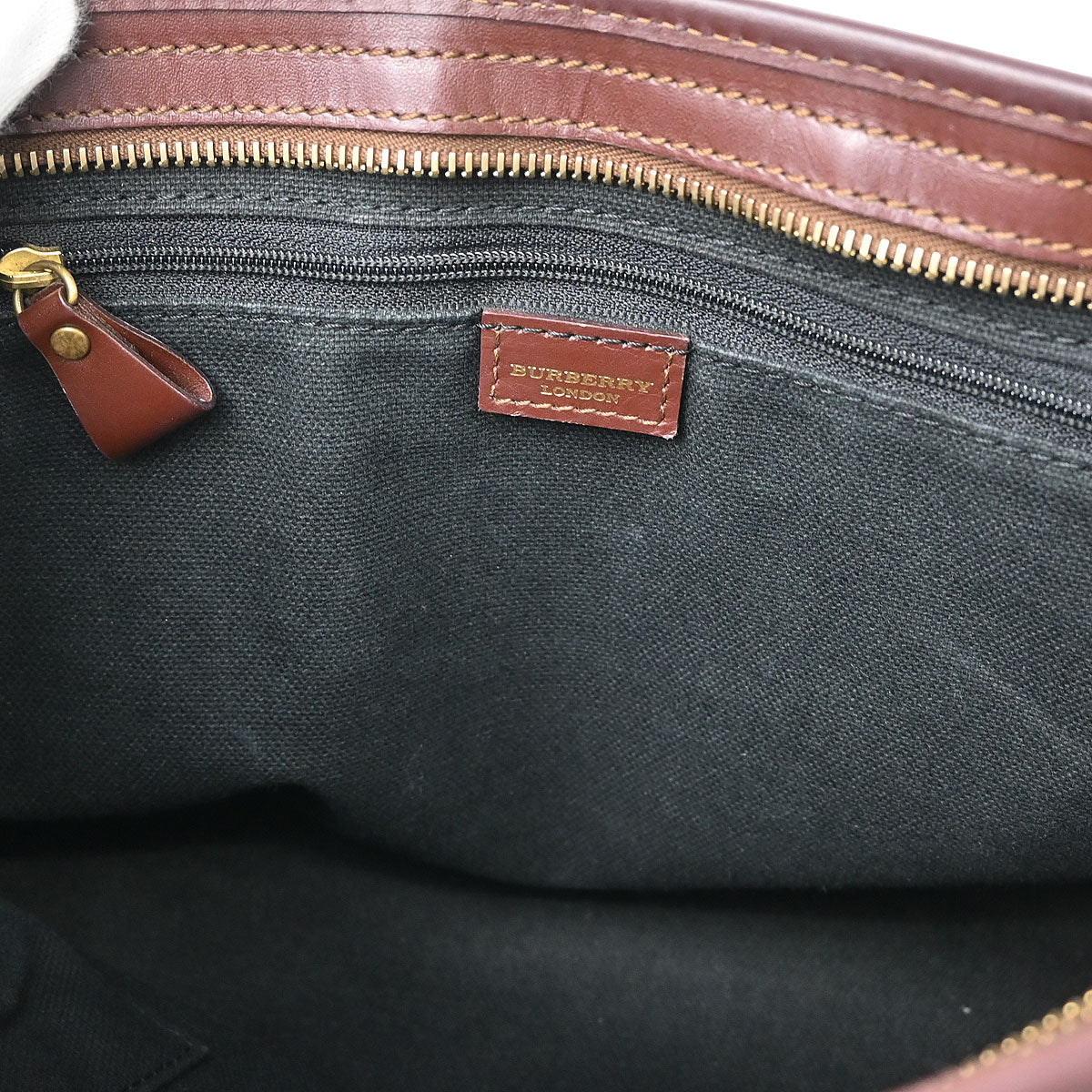 Burberry Beige PVC House Check Tote Handbag