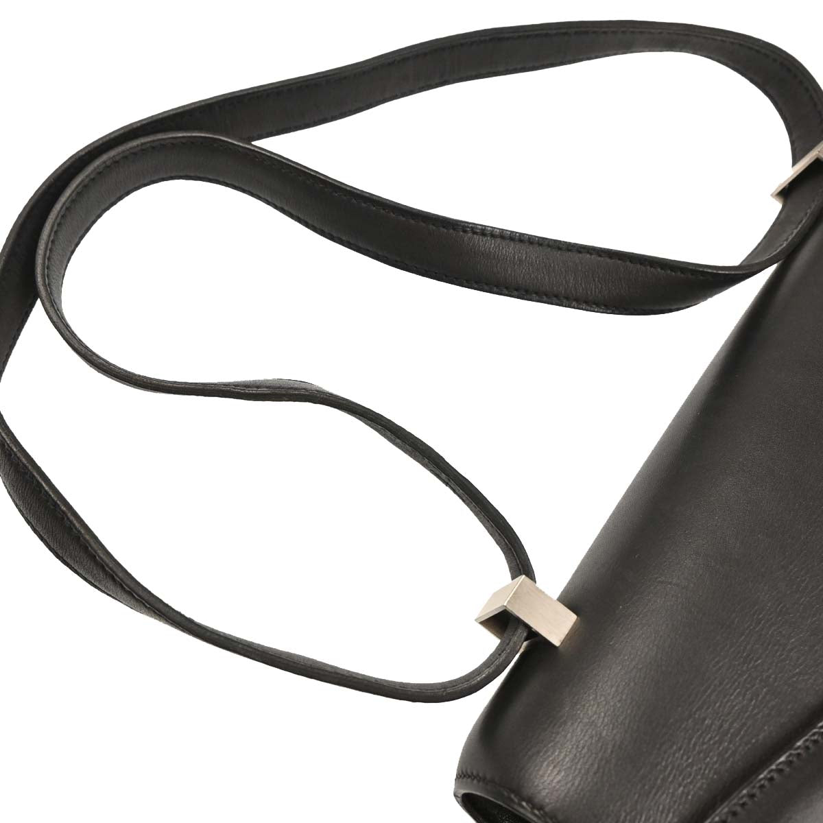 Hermes 1998 Black Chamonix Constance 25 Shoulder Bag