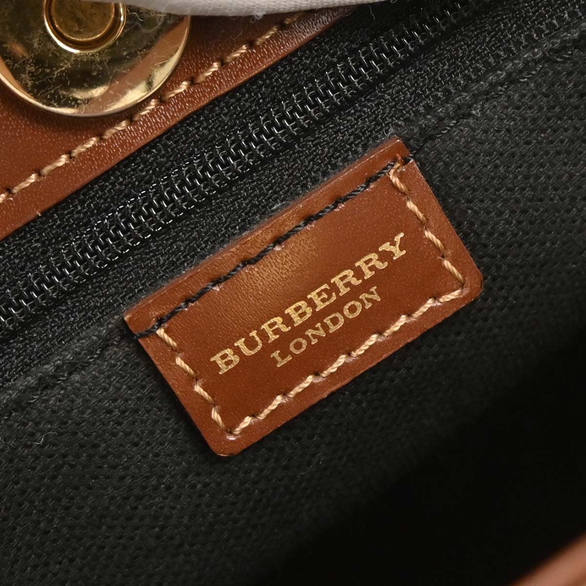 Burberry Beige House Check Handbag