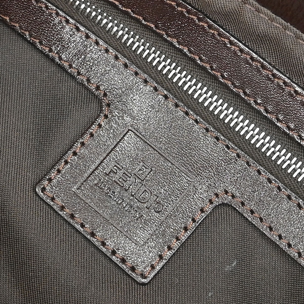 Fendi Brown Zucca Handbag
