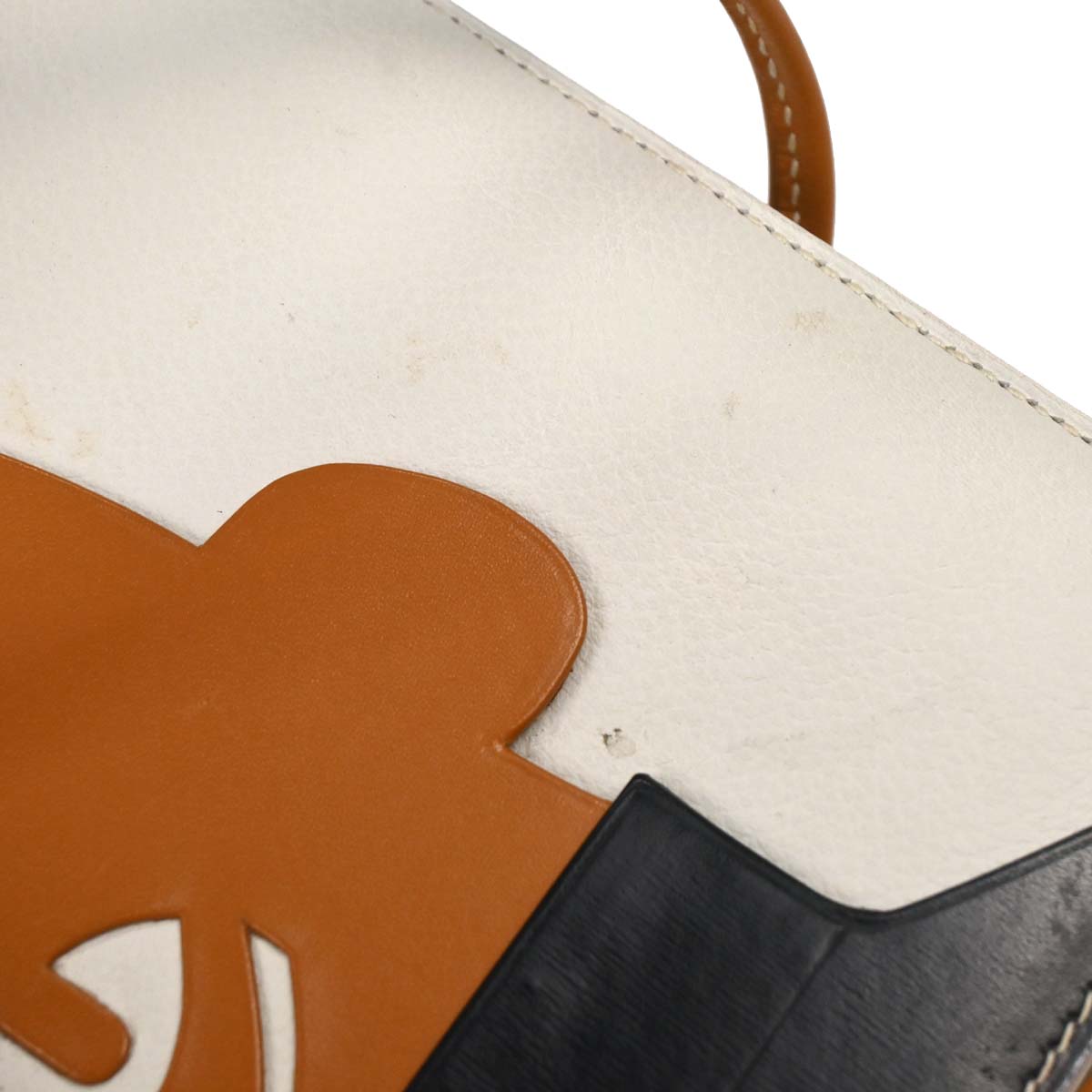 Hermes 1989 White Box Calf Sac A Malice Shoulder bag