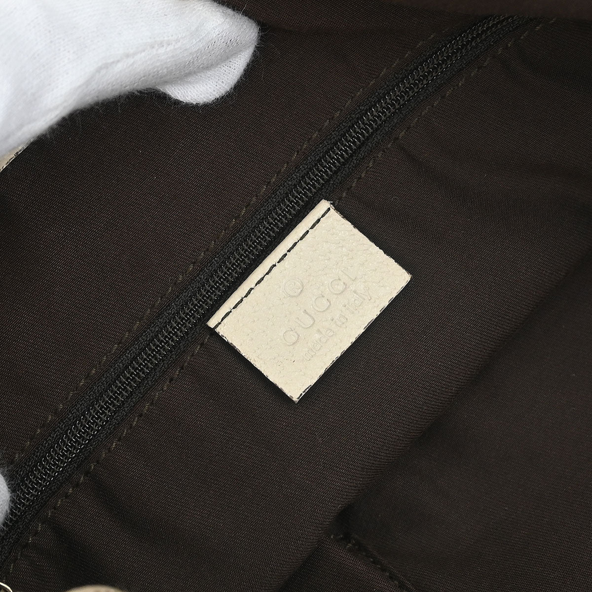 Gucci Beige Canvas GG Hobo Handbag