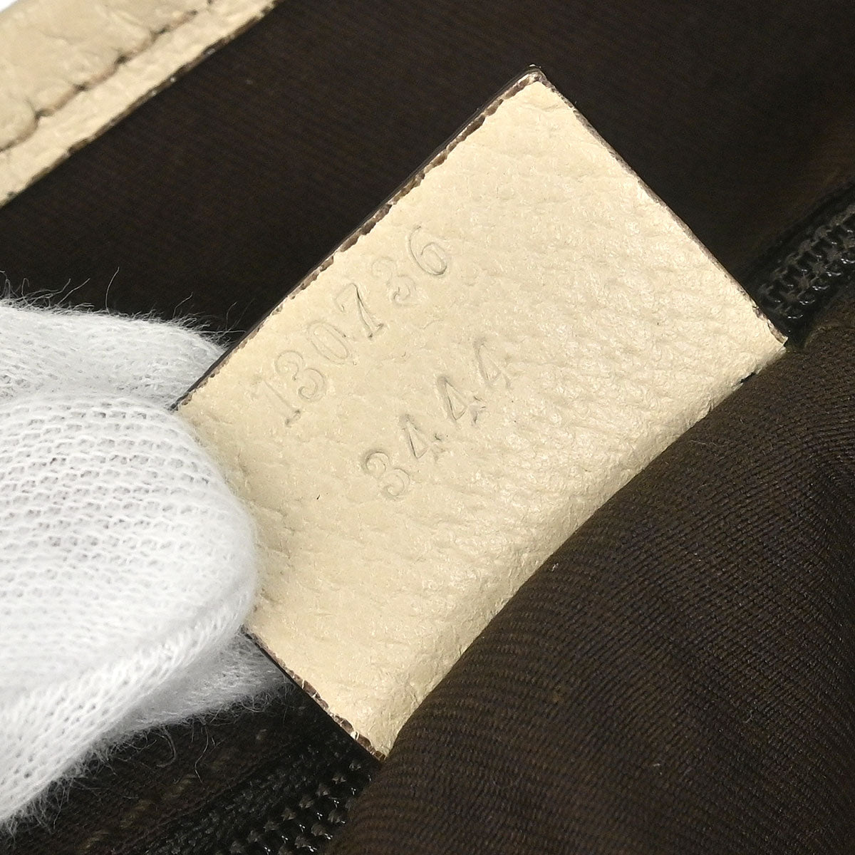 Gucci Beige Canvas GG Hobo Handbag