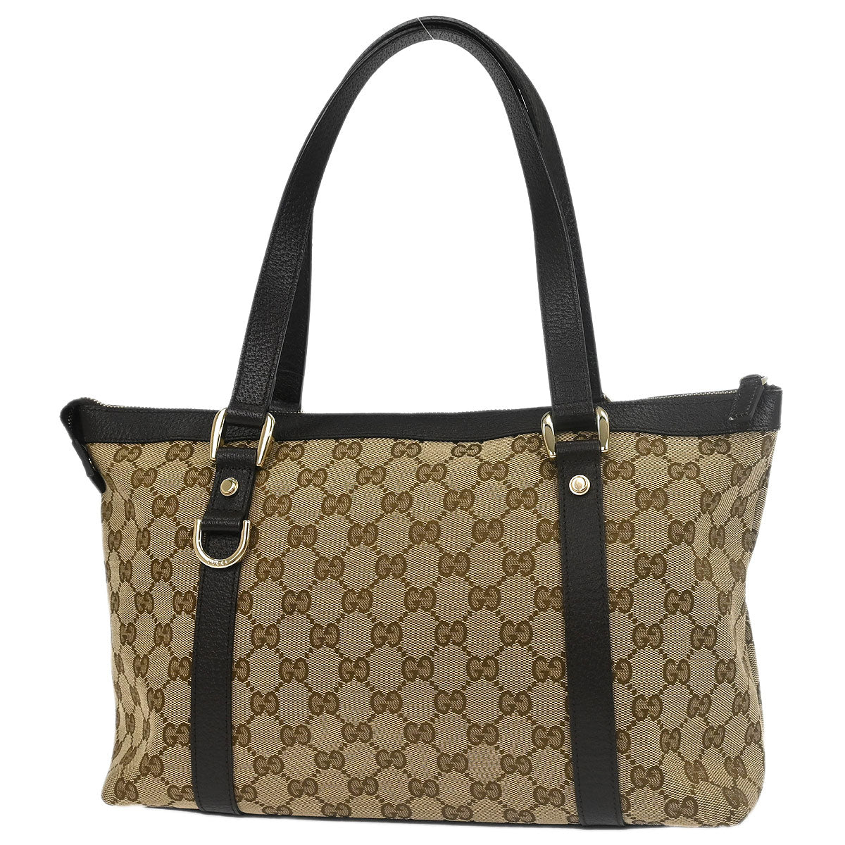 Gucci Beige Canvas GG Tote Handbag