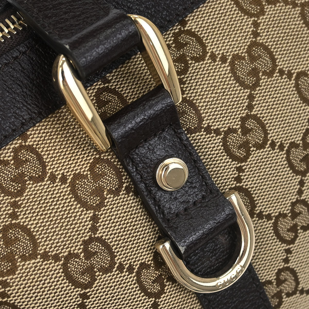 Gucci Beige Canvas GG Tote Handbag