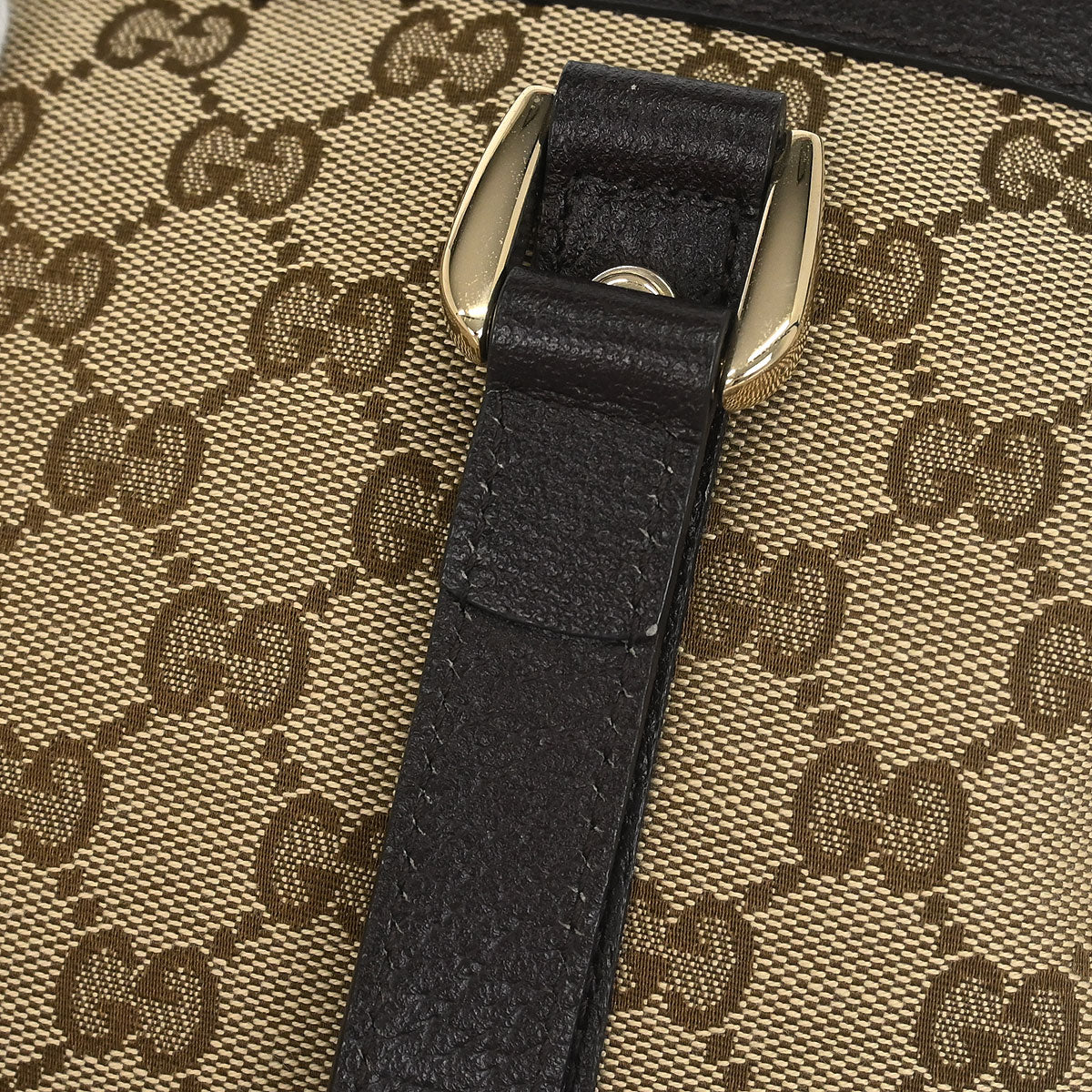 Gucci Beige Canvas GG Tote Handbag