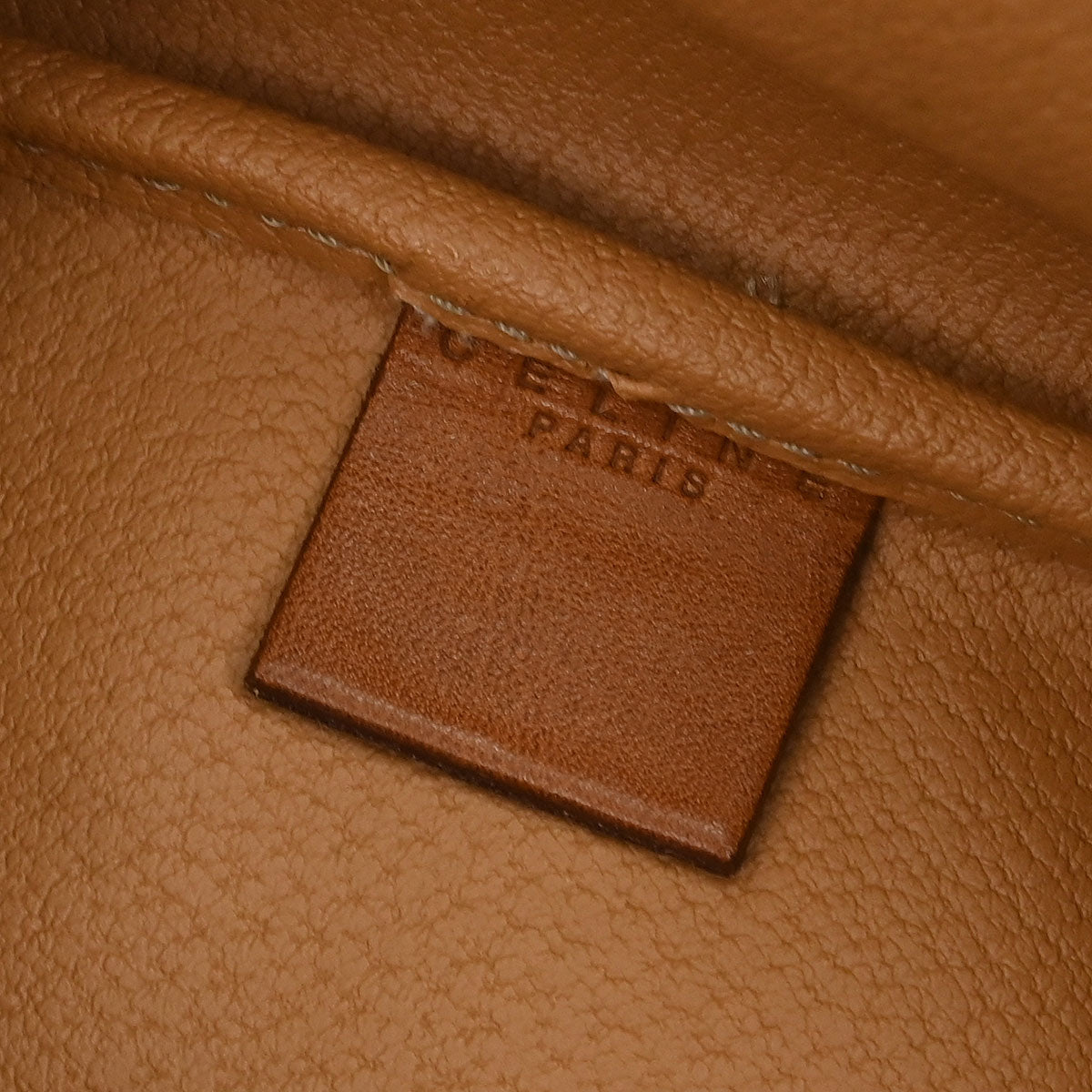 Celine Brown Macadam 2way Shoulder Handbag