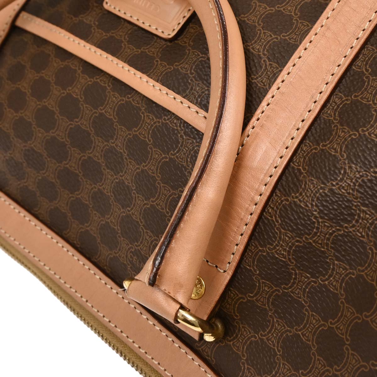 Celine Brown Macadam Handbag