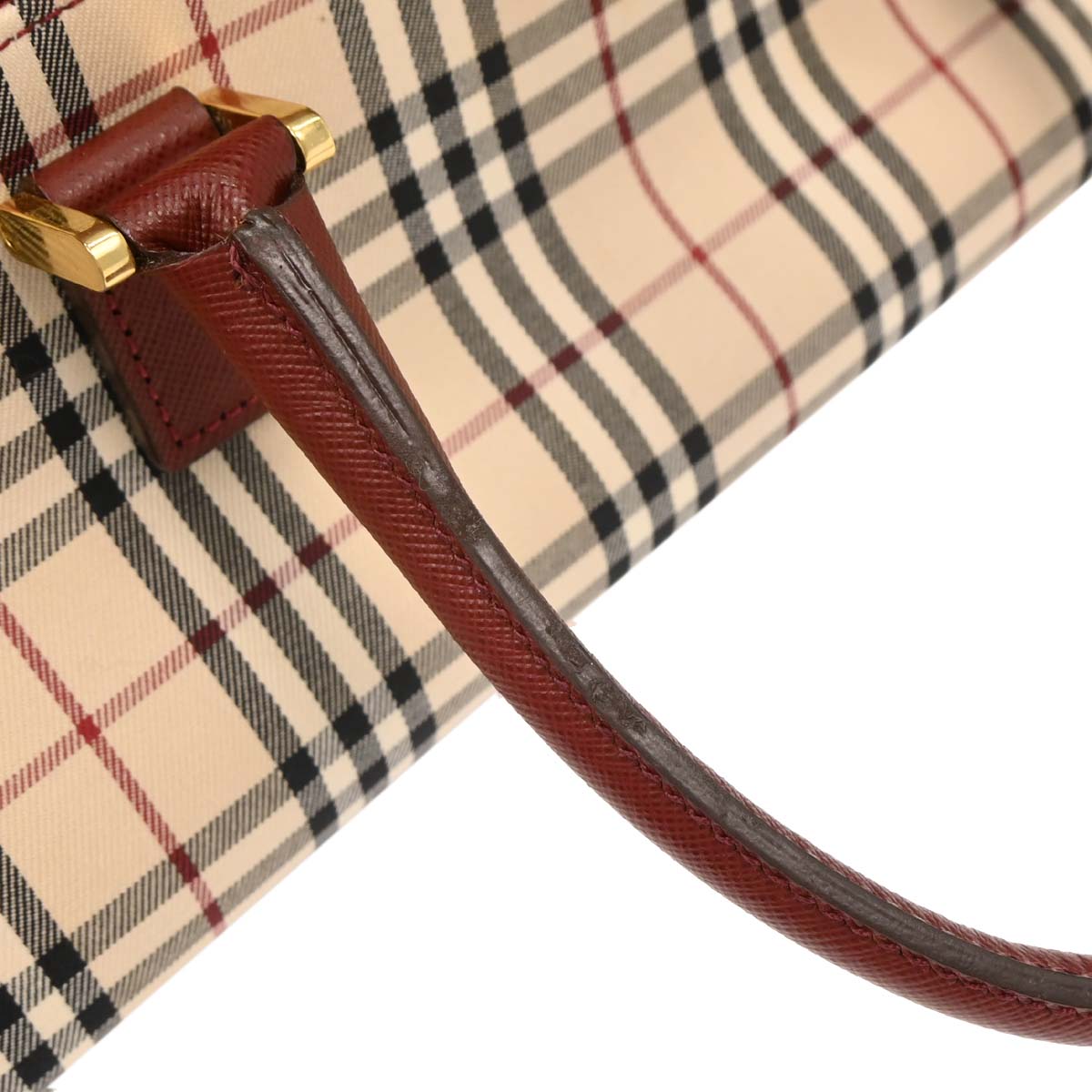 Burberry Beige Burberry Check Handbag