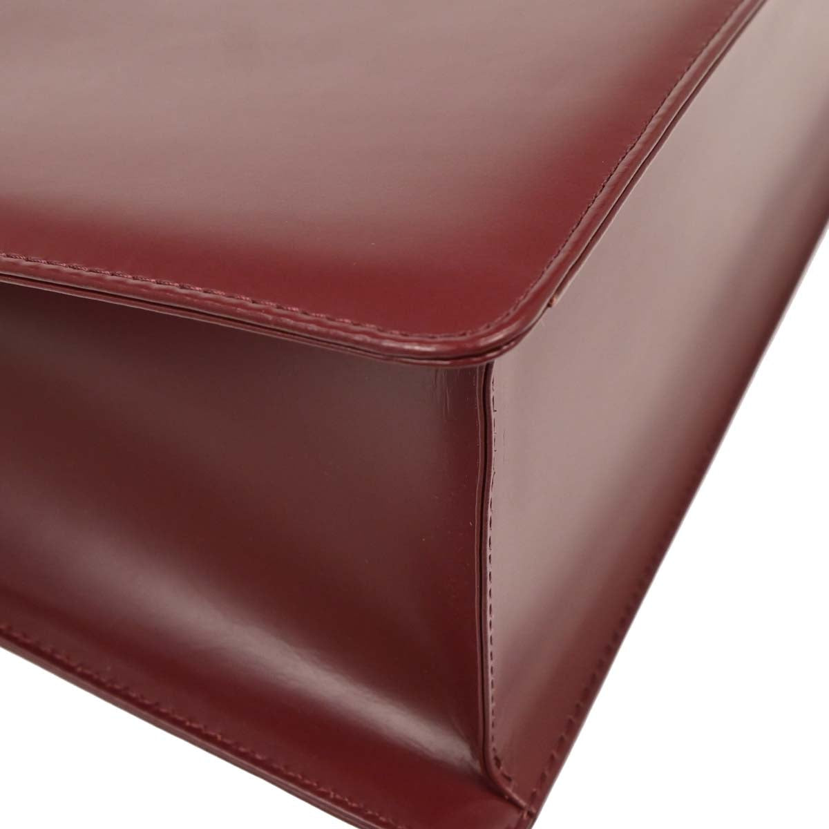Burberry Bordeaux Leather Handbag