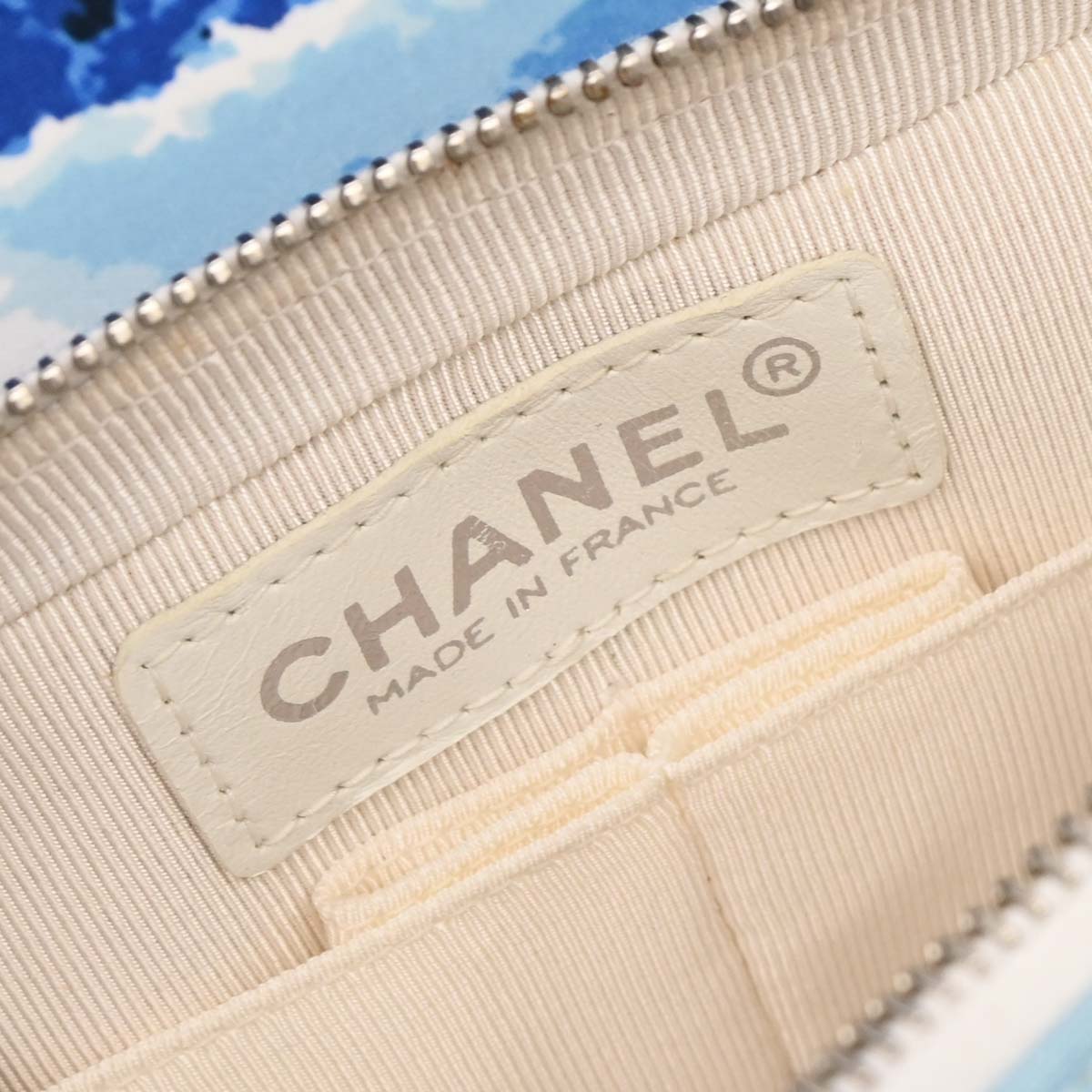 Chanel 2002-2003 Blue Canvas Surf Line Choco Bar Shoulder Bag