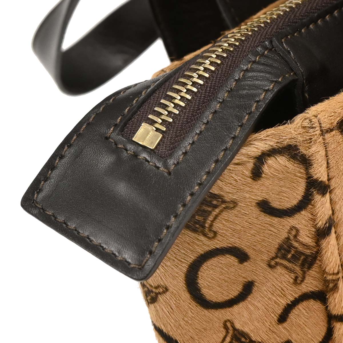 Celine * Brown C Macadam Tote Handbag