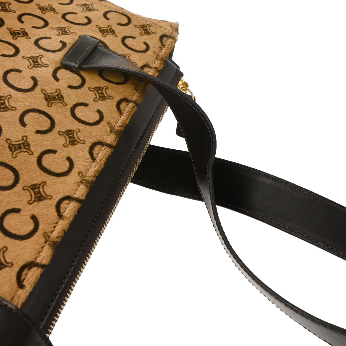 Celine * Brown C Macadam Tote Handbag