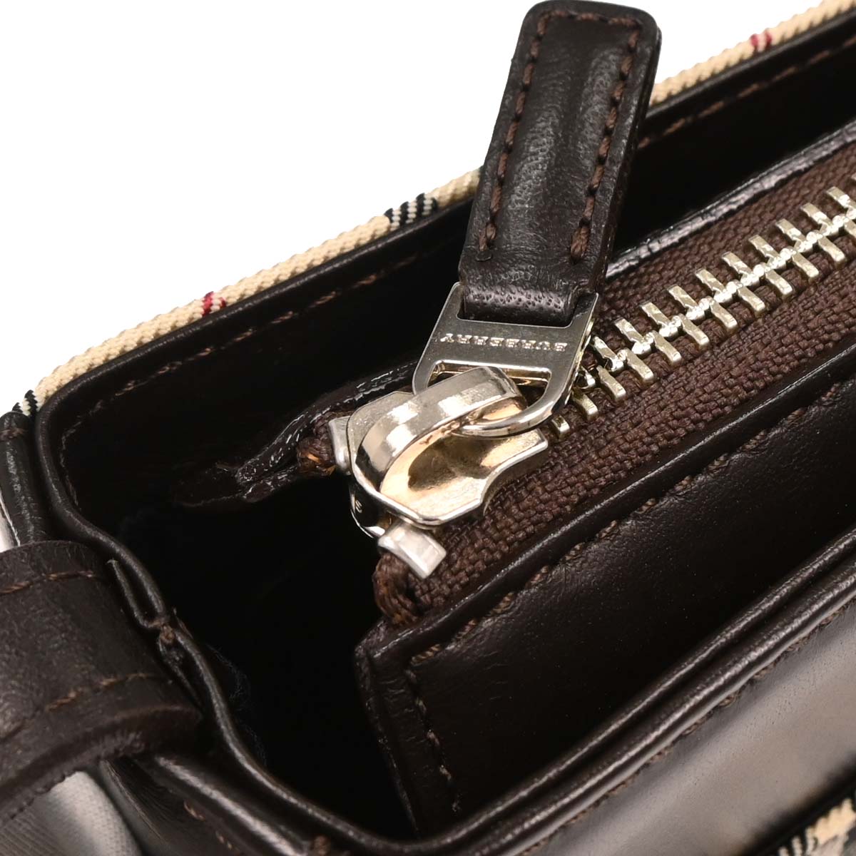 Burberry Beige Burberry Check Handbag