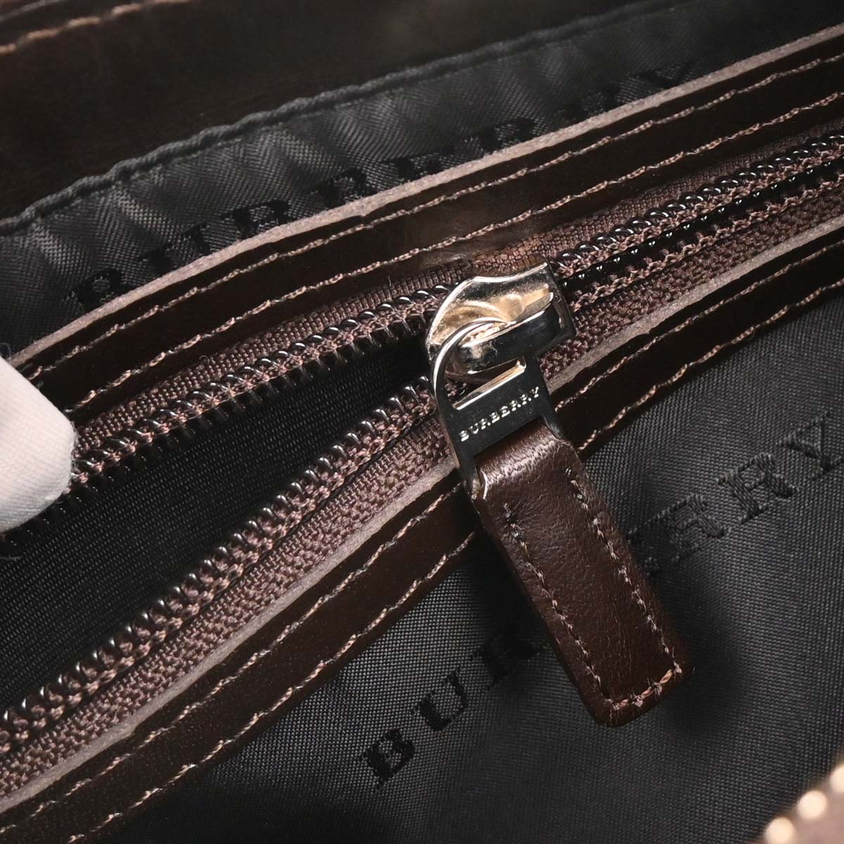 Burberry Beige Burberry Check Handbag