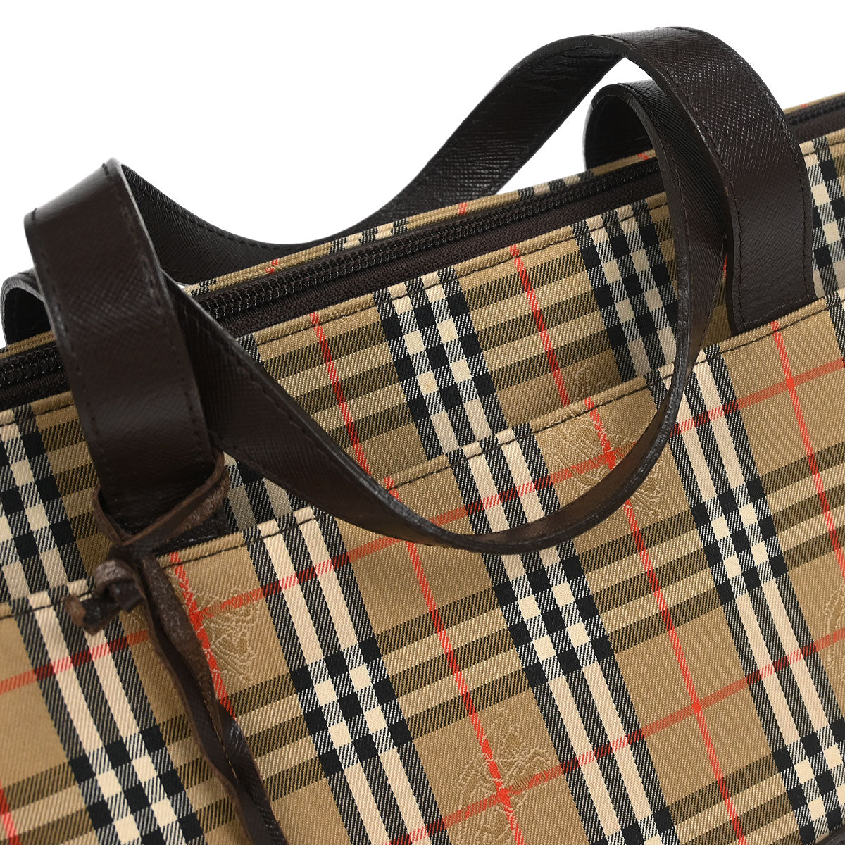 Burberrys Beige House Check Handbag