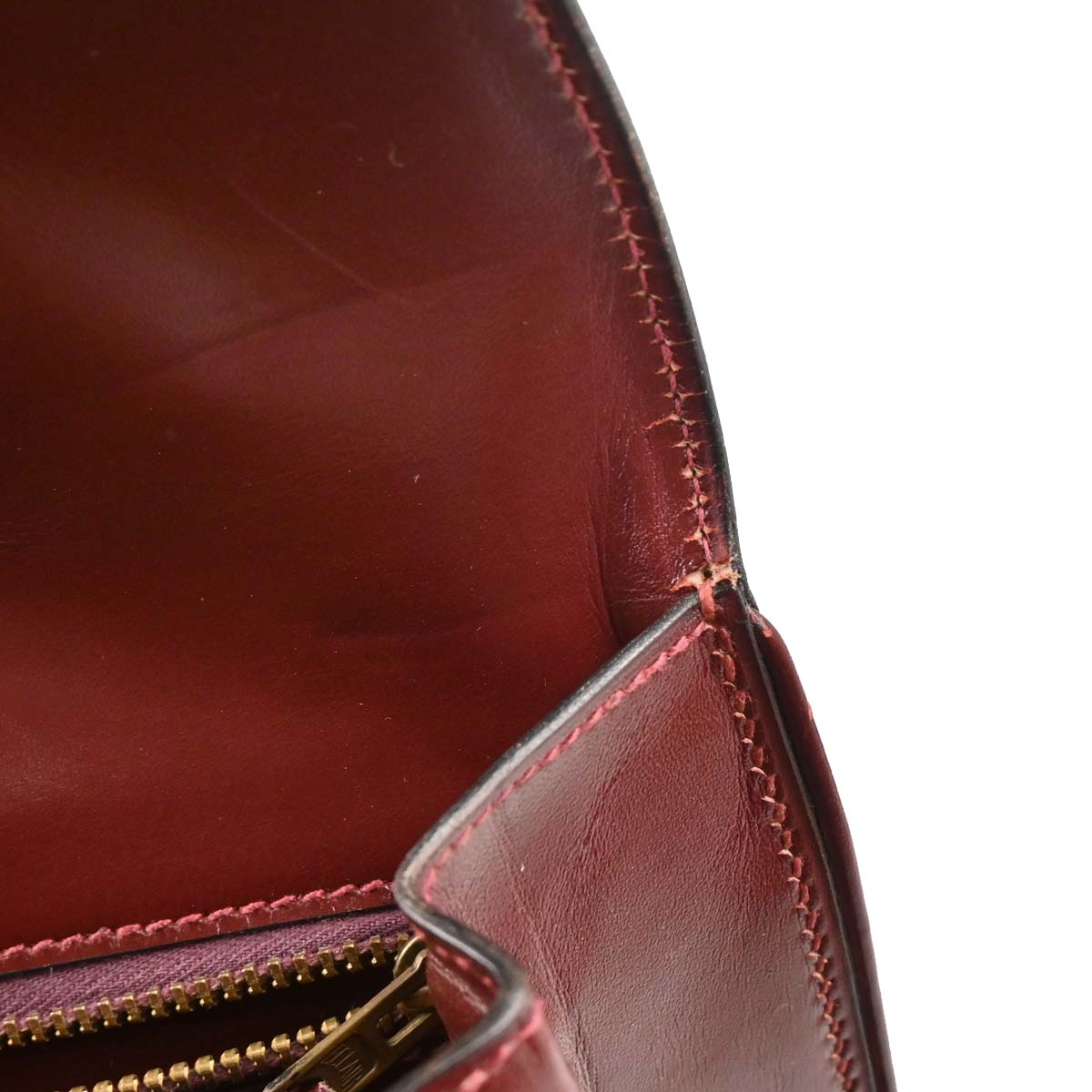 Hermes 1980 Rouge H Box Calf Drag 27 Handbag