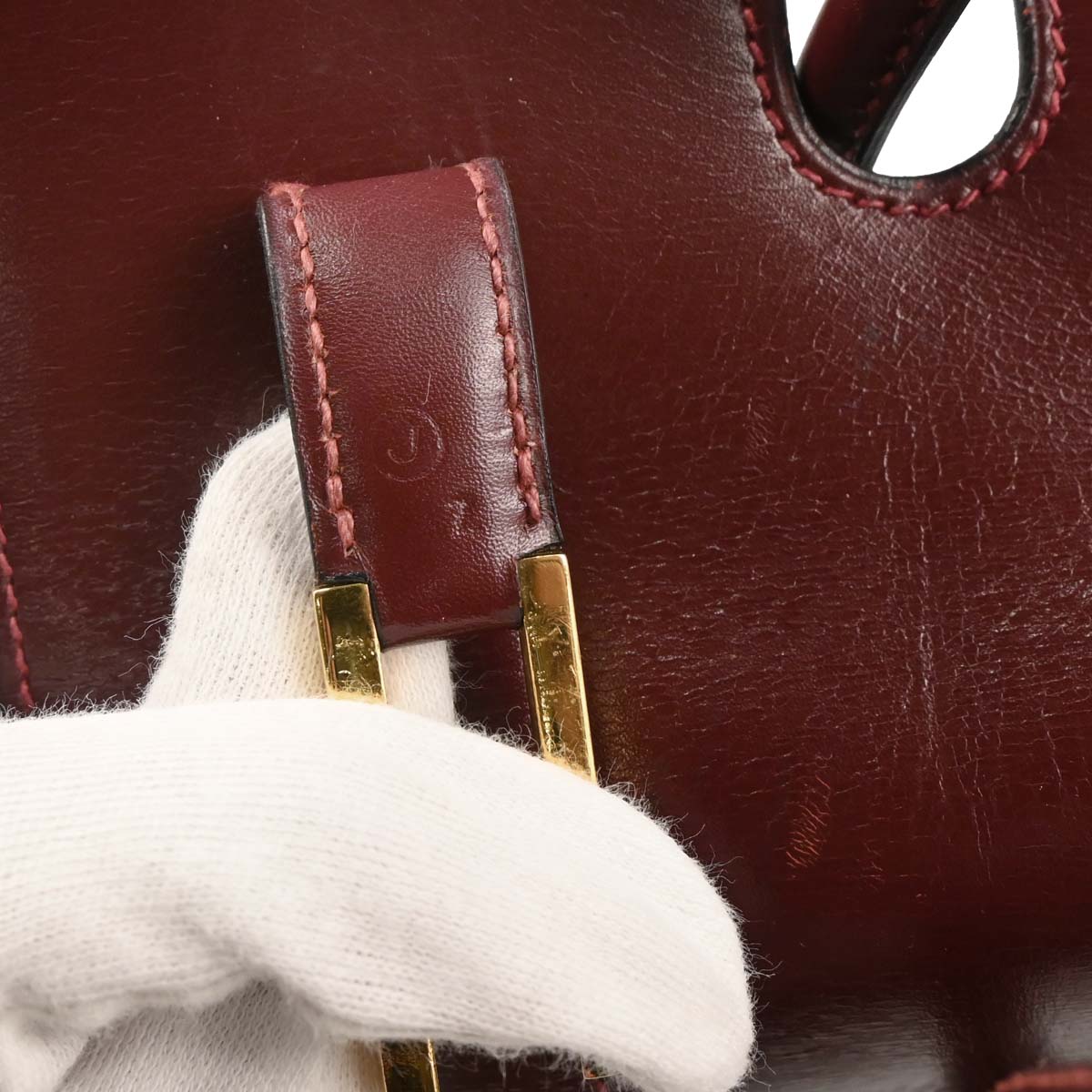 Hermes 1980 Rouge H Box Calf Drag 27 Handbag