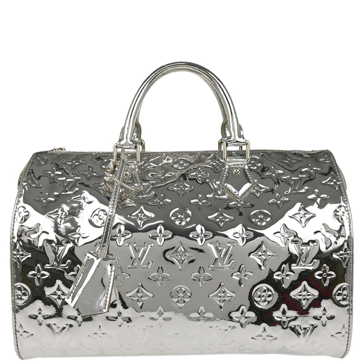 Louis Vuitton 2006 Silver Monogram Miroir Speedy 30 Handbag M95786