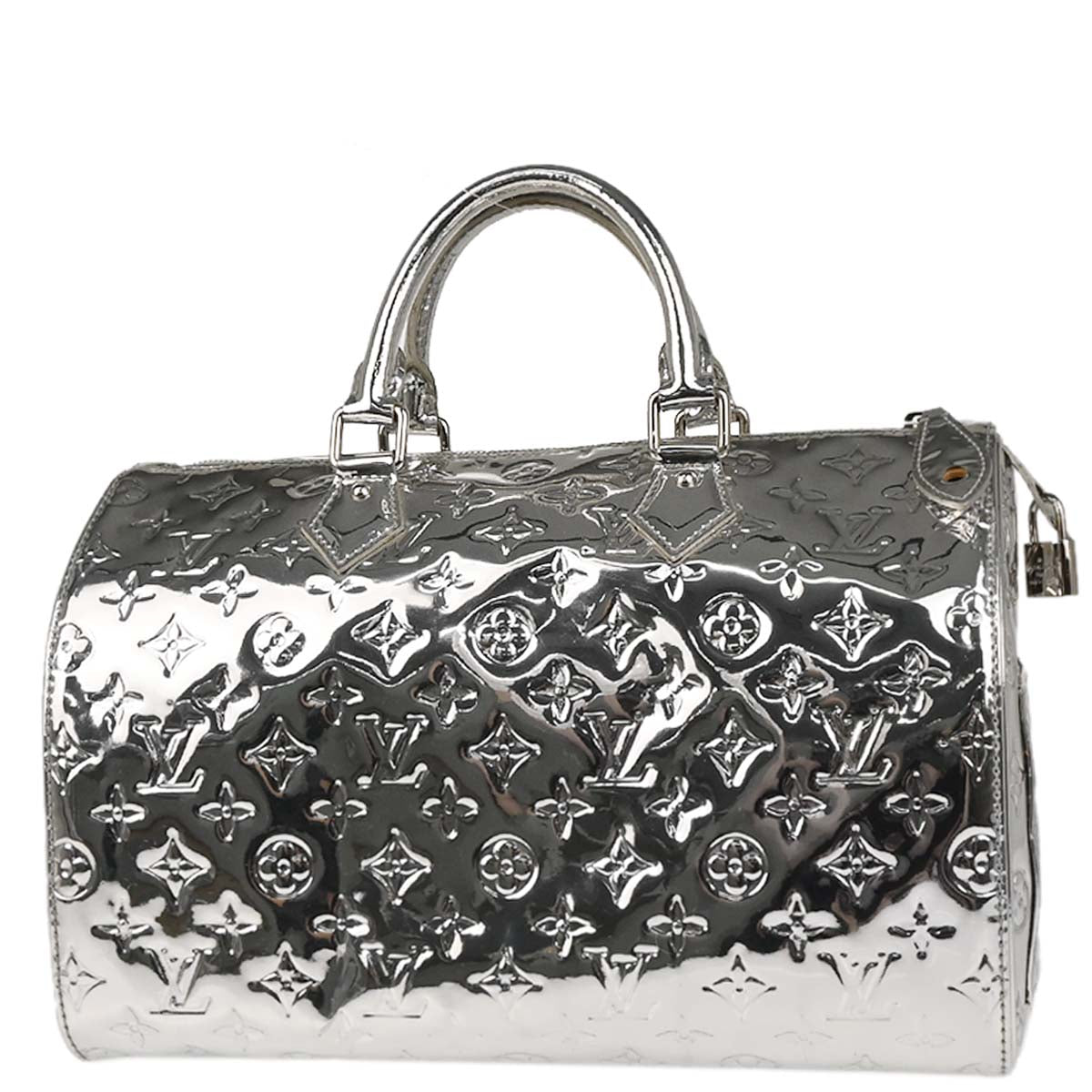 Louis Vuitton 2006 Silver Monogram Miroir Speedy 30 Handbag M95786