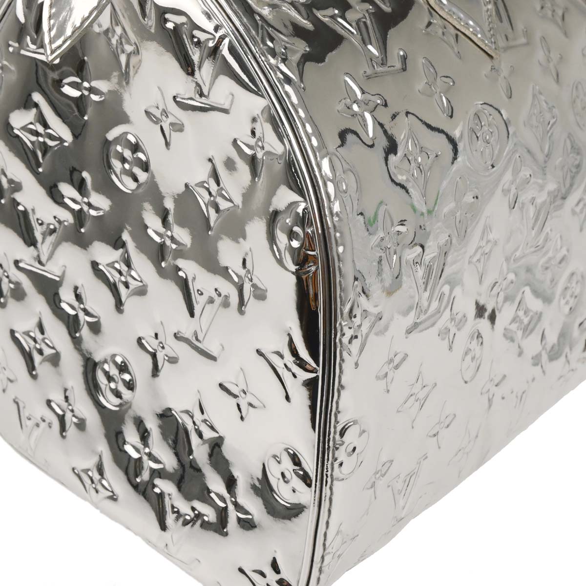 Louis Vuitton 2006 Silver Monogram Miroir Speedy 30 Handbag M95786