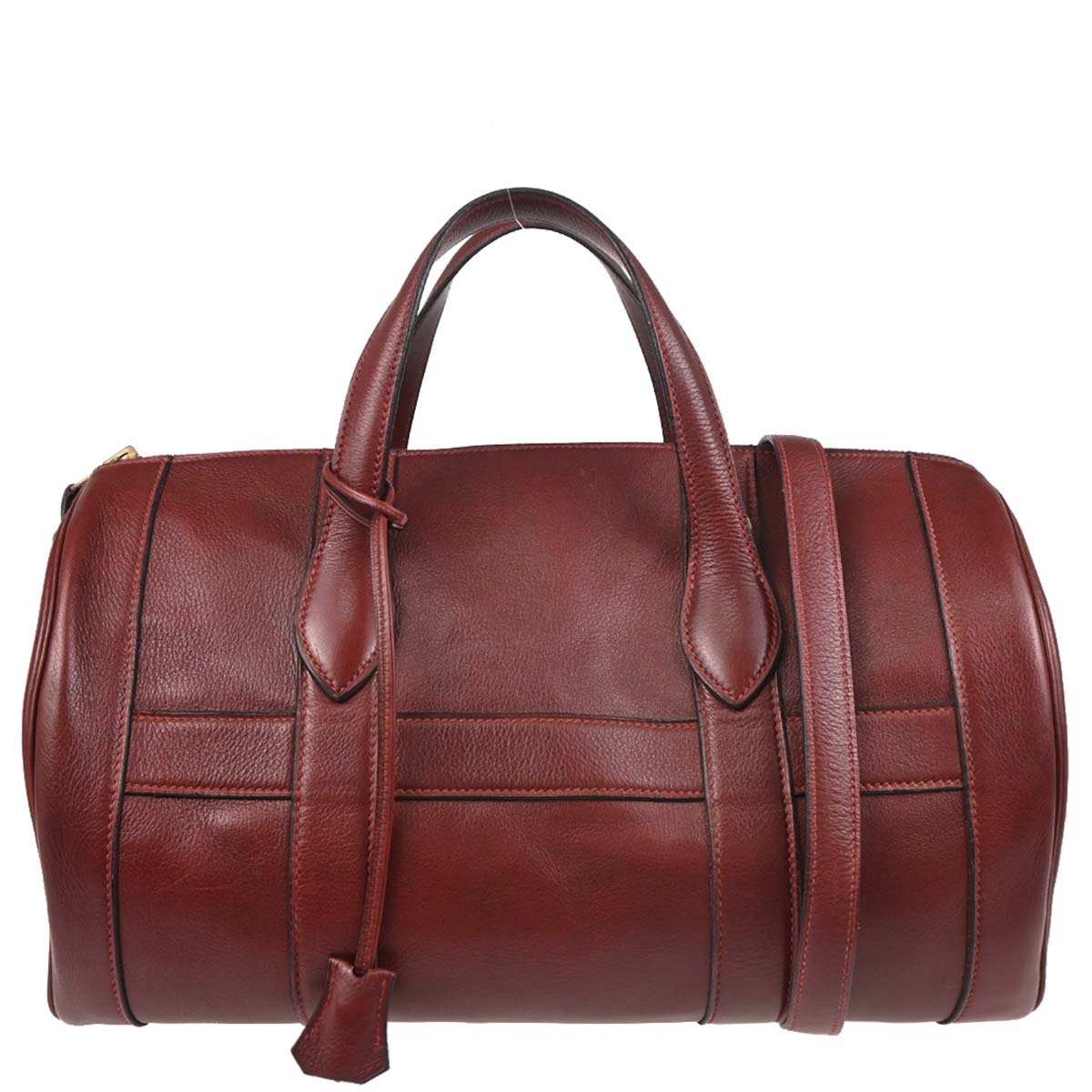 Hermes 1984 Rouge H Veau Graine RD 2way Shoulder Handbag