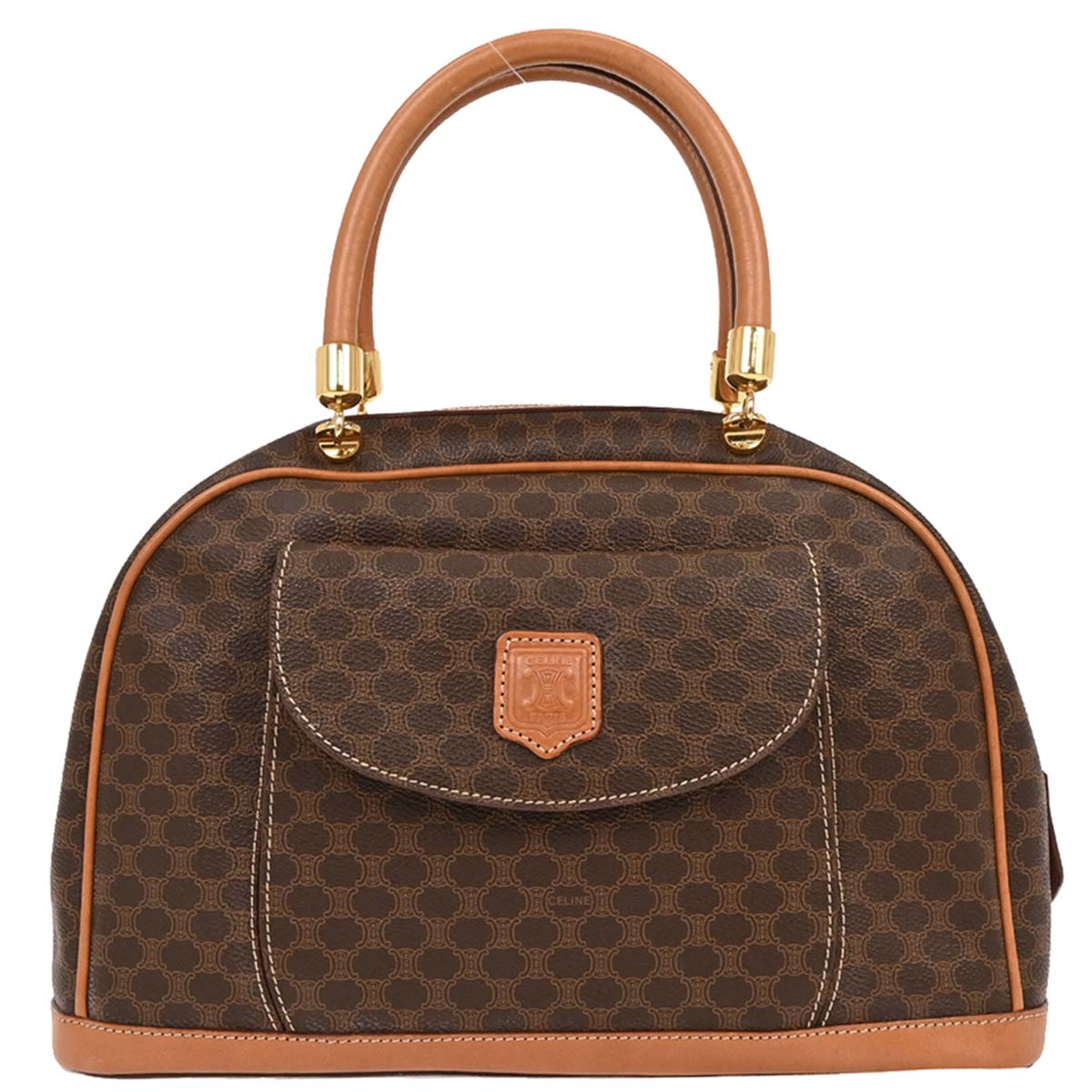 Celine Brown Macadam Handbag