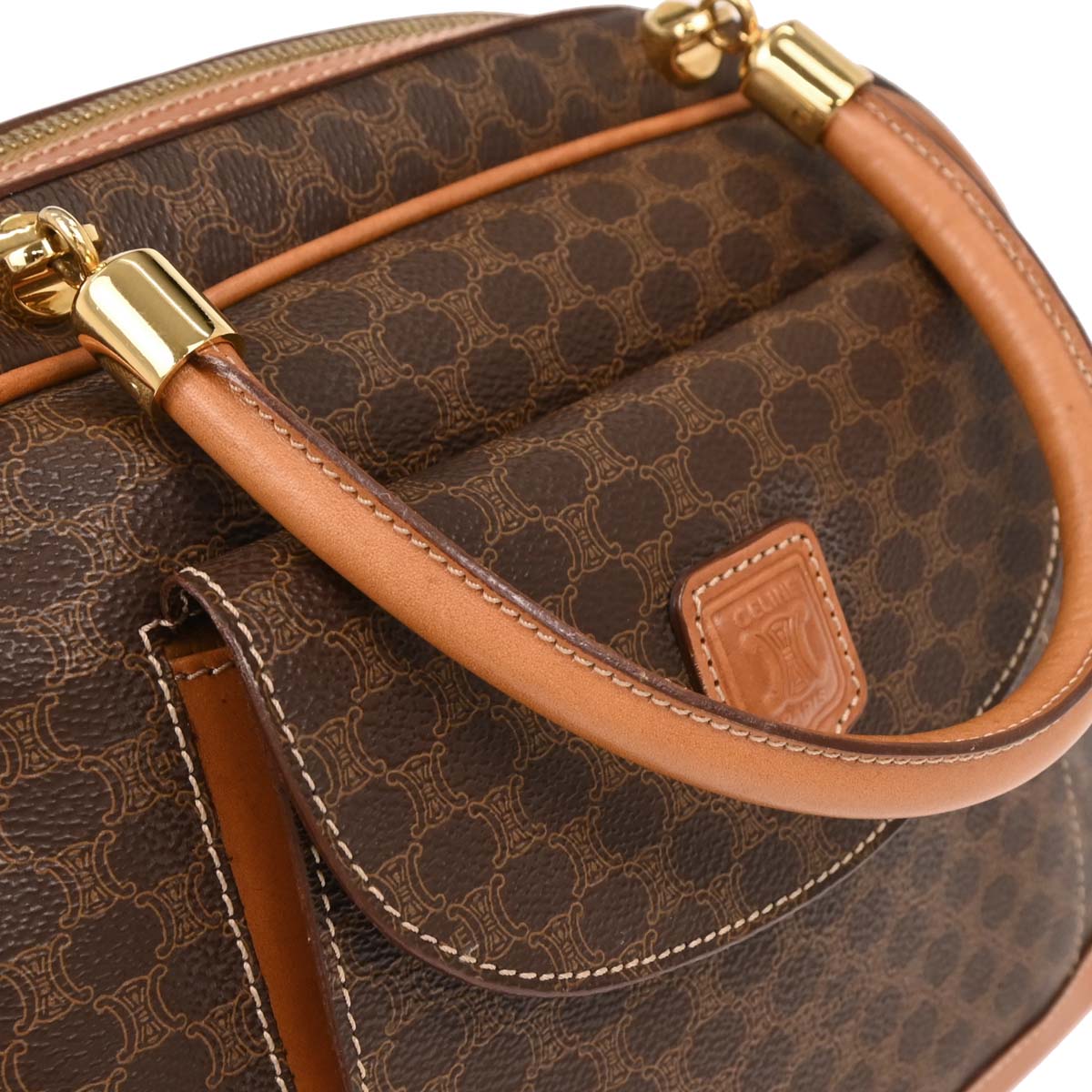 Celine Brown Macadam Handbag