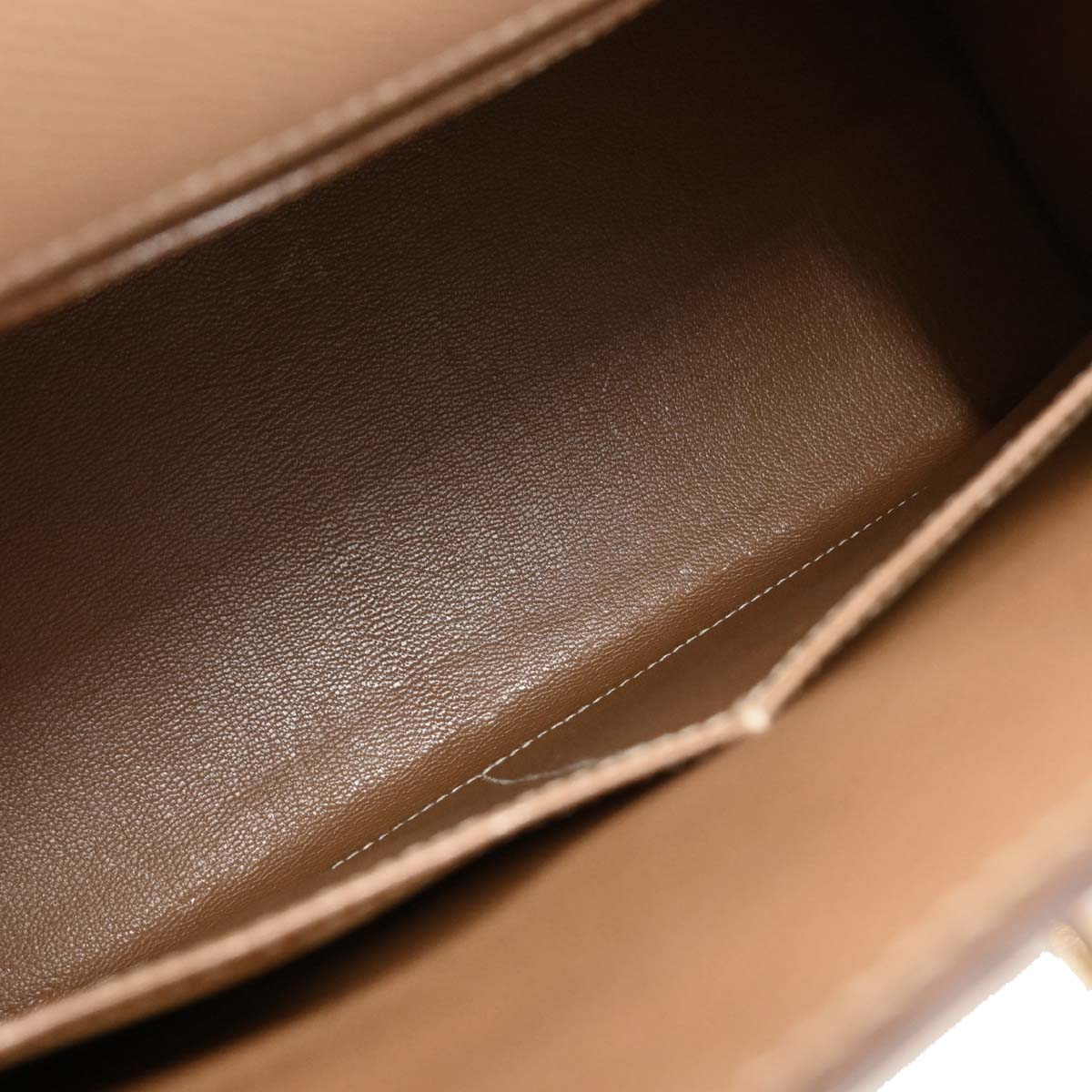 Hermes 1993 Natural Courchevel Kelly 32 Sellier 2way Shoulder Handbag