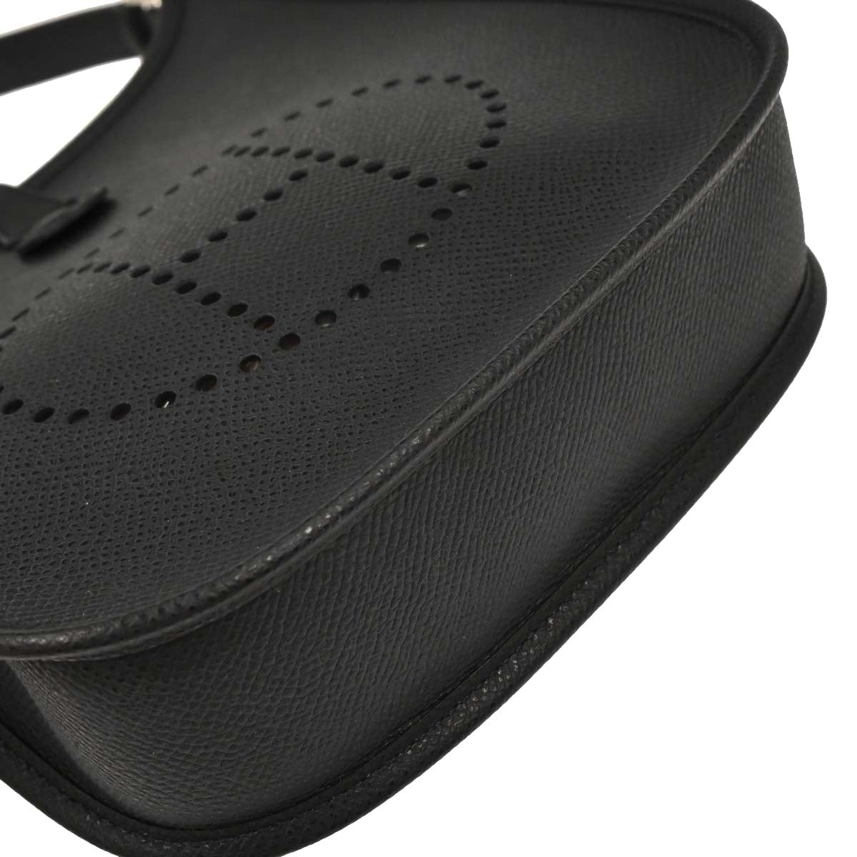 Hermes 2005 Black Epsom Evelyne TPM Handbag