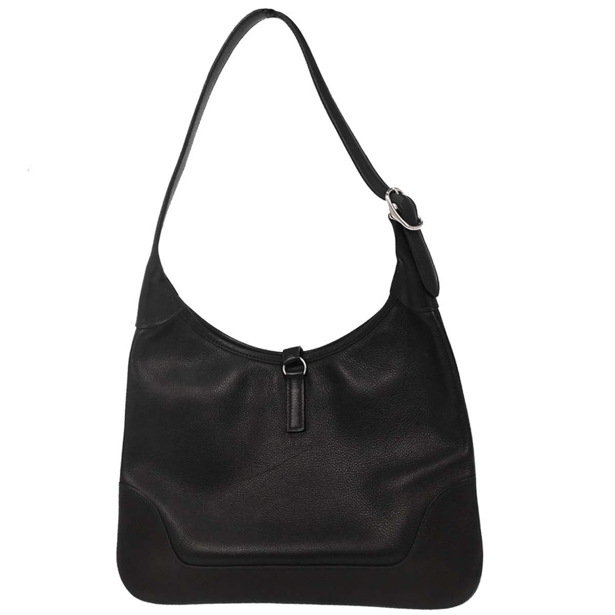 Hermes 2004 Black Evergrain Trim 31 Shoulder Bag