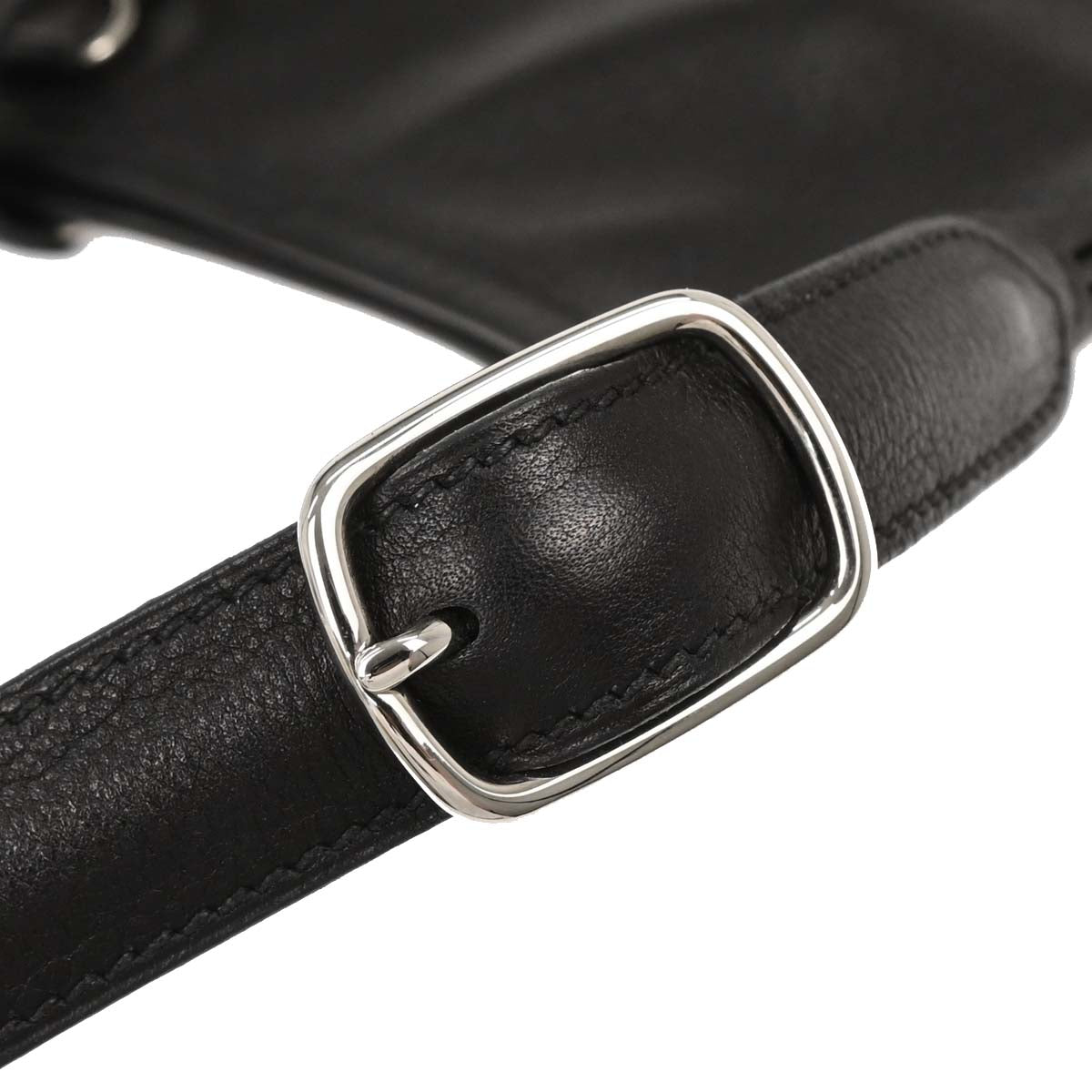 Hermes 2004 Black Evergrain Trim 31 Shoulder Bag