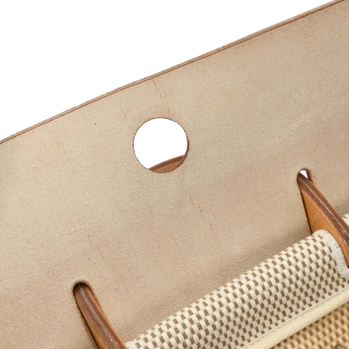 Hermes 2003 Natural Toile GM Herbag a Dos Backpack