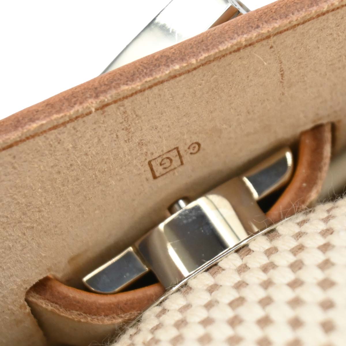 Hermes 2003 Natural Toile GM Herbag a Dos Backpack