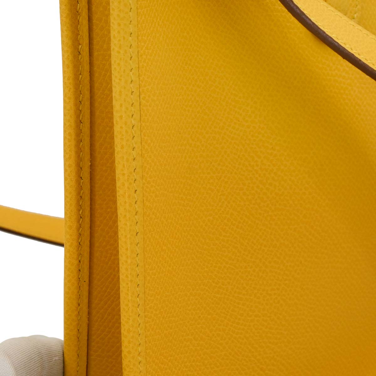 Hermes 2004 Jaune Epsom Evelyne TPM Shoulder Bag