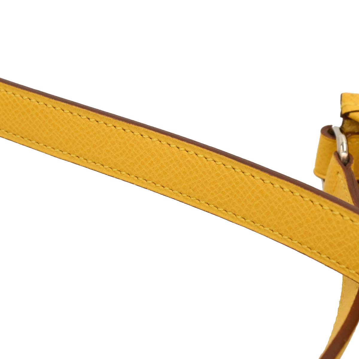 Hermes 2004 Jaune Epsom Evelyne TPM Shoulder Bag
