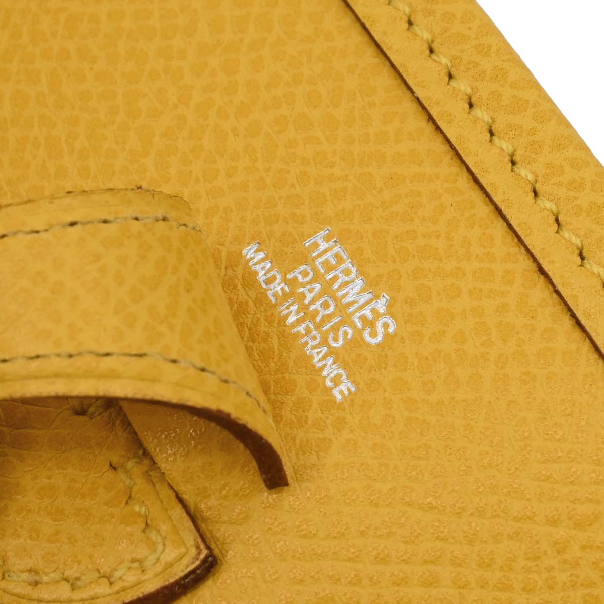 Hermes 2004 Jaune Epsom Evelyne TPM Shoulder Bag