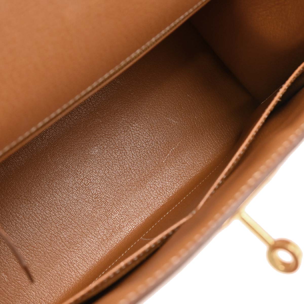 Hermes 2003 Natural Ardennes Kelly 32 Sellier 2way Shoulder Handbag