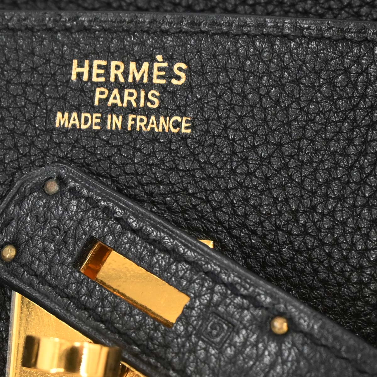 Hermes 2003 Black Togo Birkin 35 Handbag
