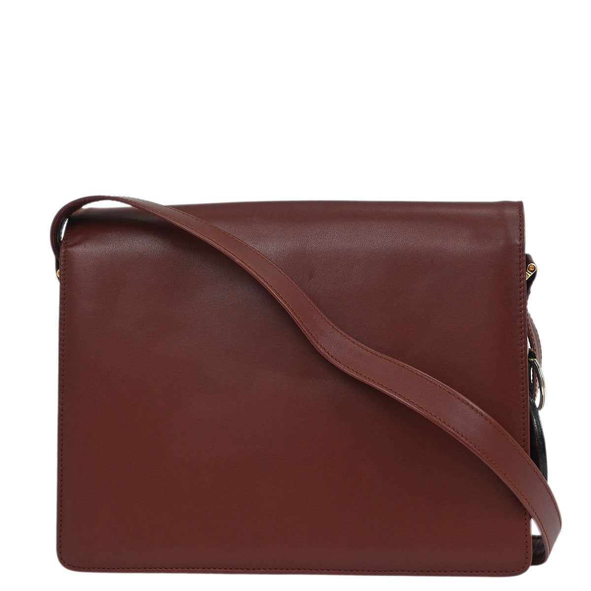 Cartier Bordeaux Leather Must de Cartier Shoulder Bag