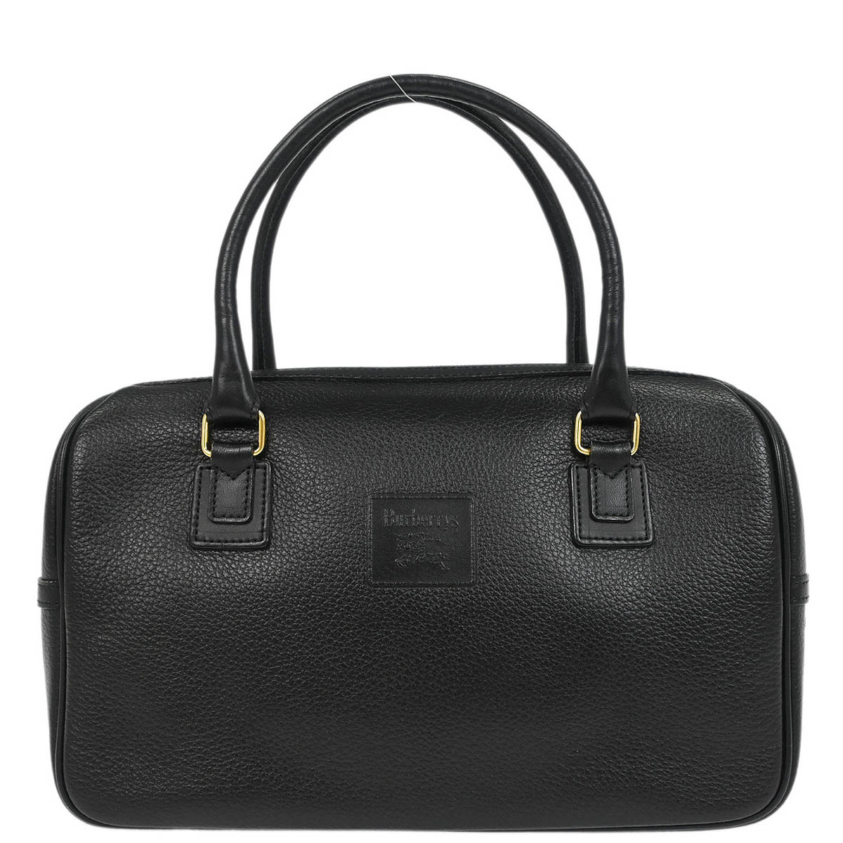 Burberrys Black Leather Handbag