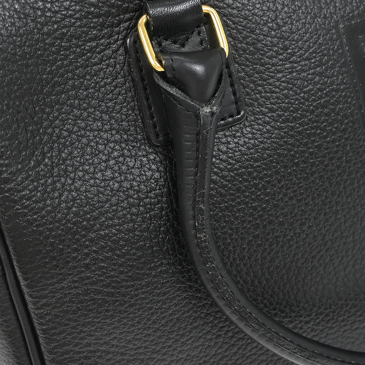 Burberrys Black Leather Handbag