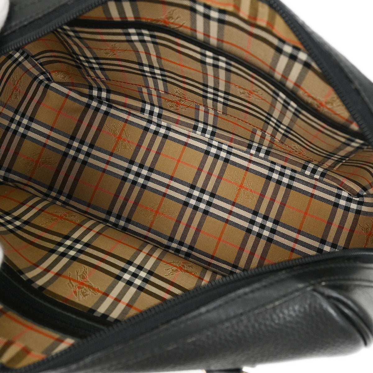 Burberrys Black Leather Handbag