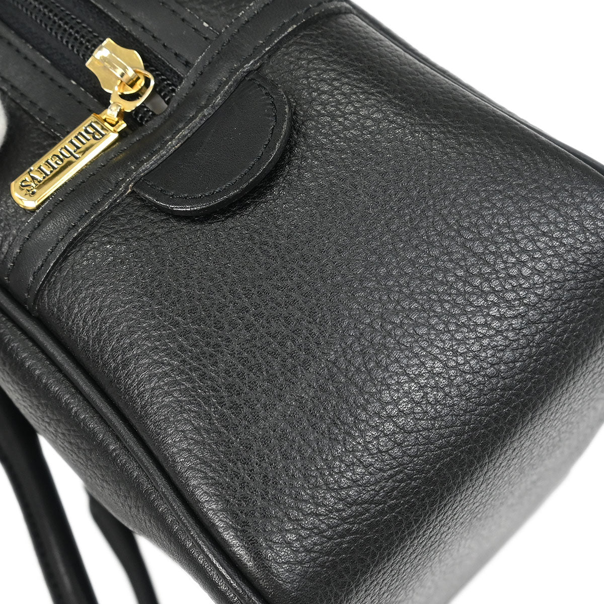 Burberrys Black Leather Handbag
