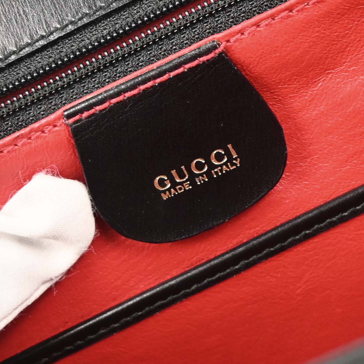 Gucci Black Bamboo 2way Shoulder Handbag