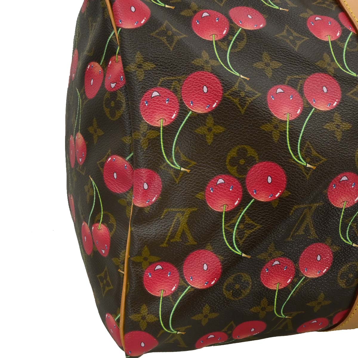 Louis Vuitton 2005 Monogram Cherry Keepall 45 Duffle Handbag M95011