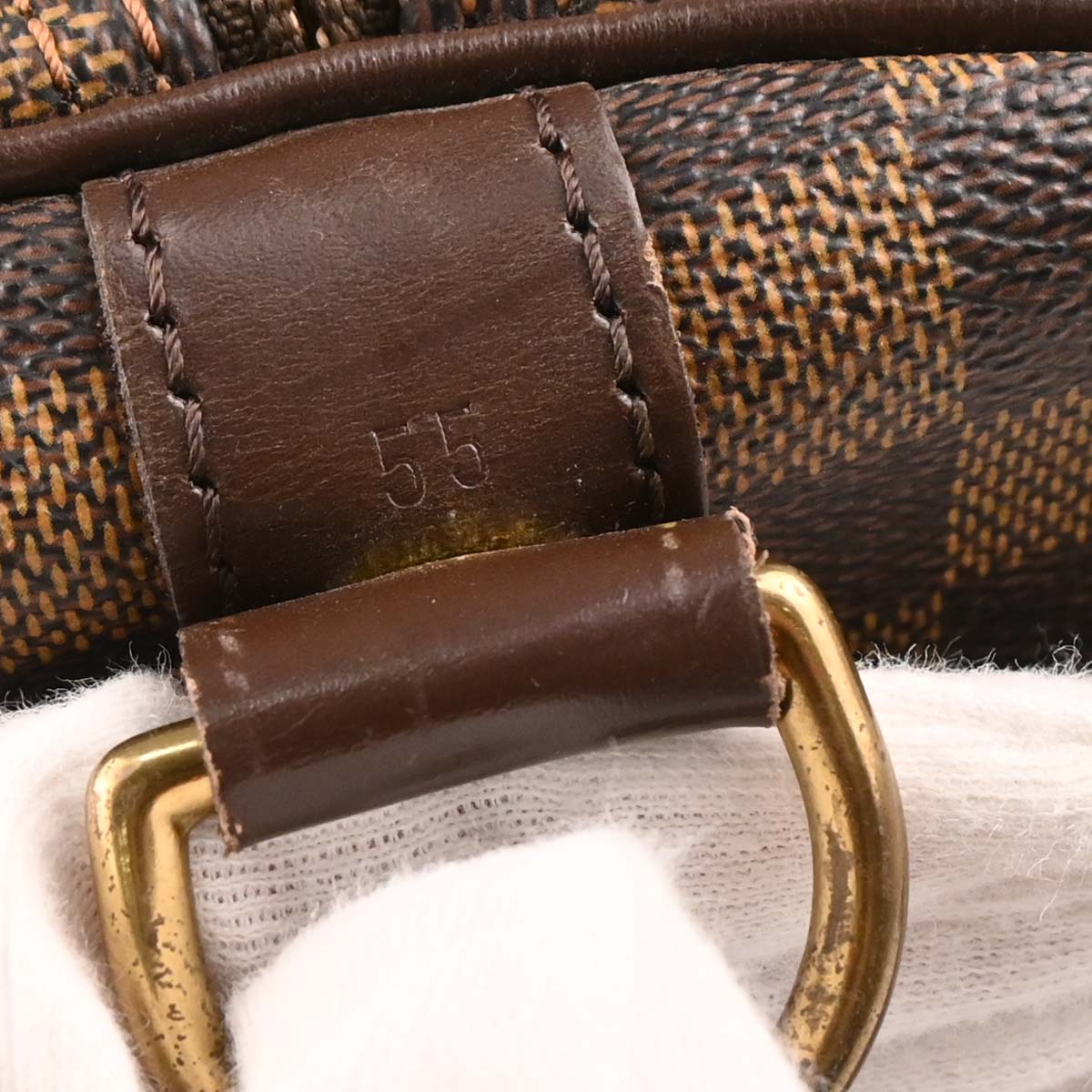 Louis Vuitton 2007 Damier Keepall Bandouliere 55 Duffle Bag N41414