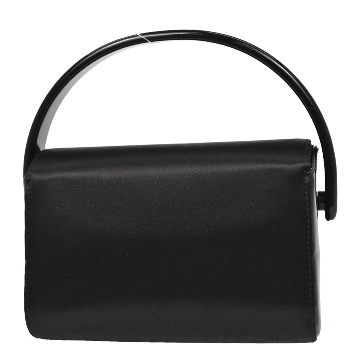Prada Black Satin Vanity Handbag