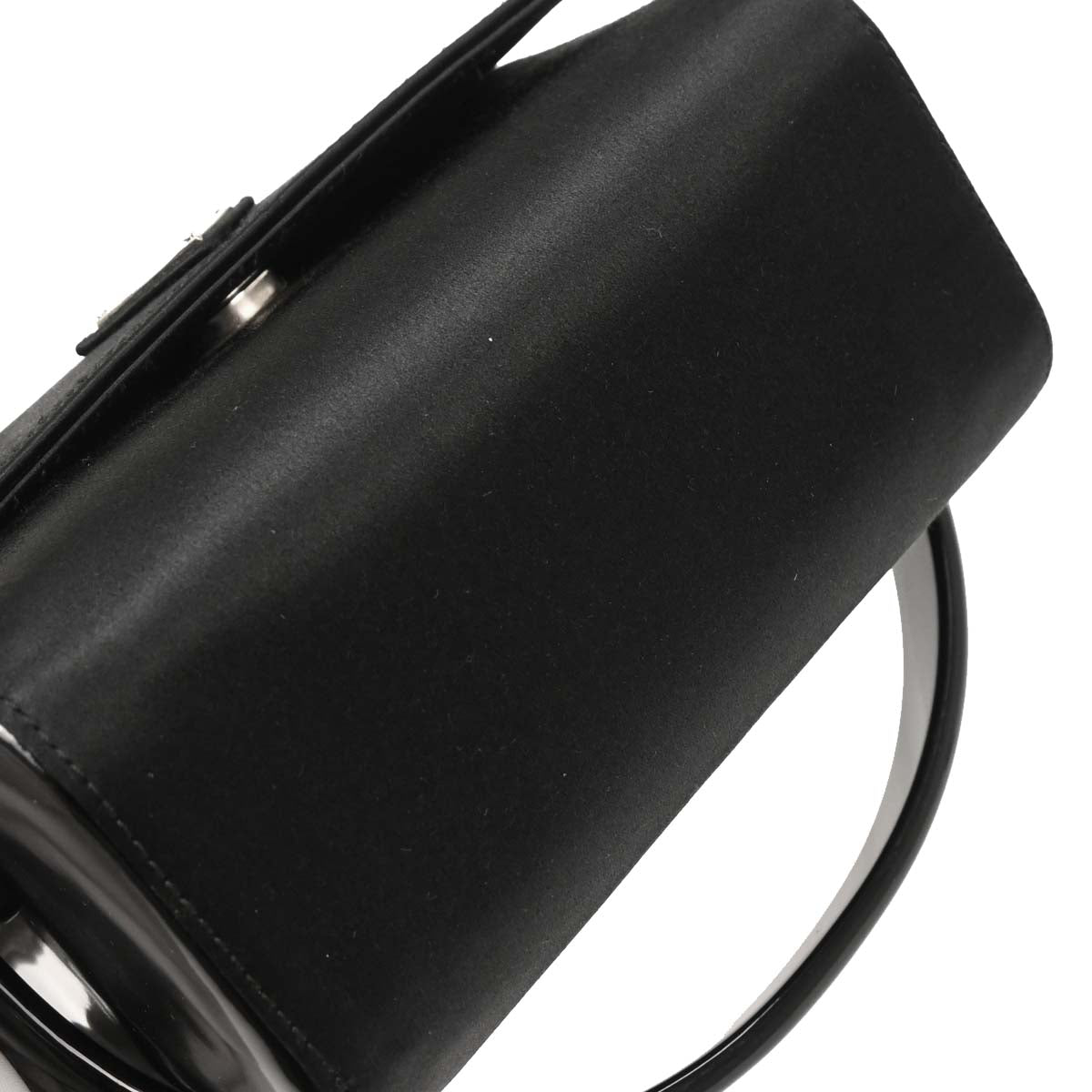 Prada Black Satin Vanity Handbag